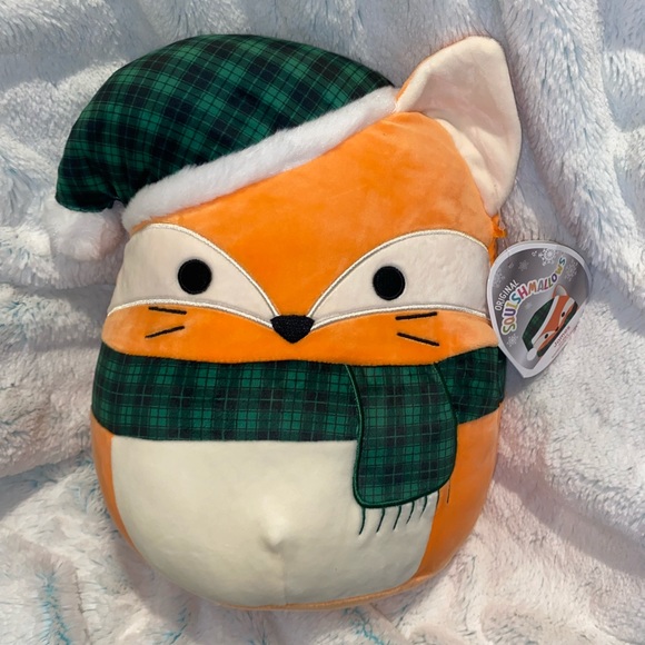 Squishmallow Christmas James the fox 12” - Picture 2 of 4